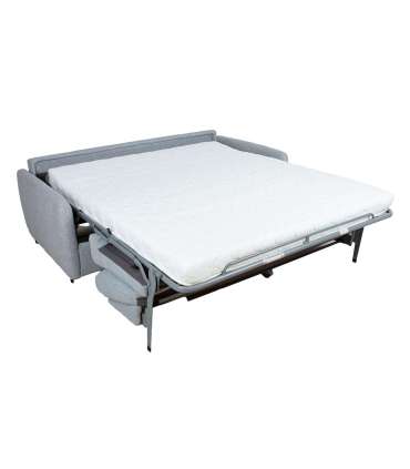 Diivanvoodi BRANDON 3-kohaline 203x97xH91cm, sinakashall melange