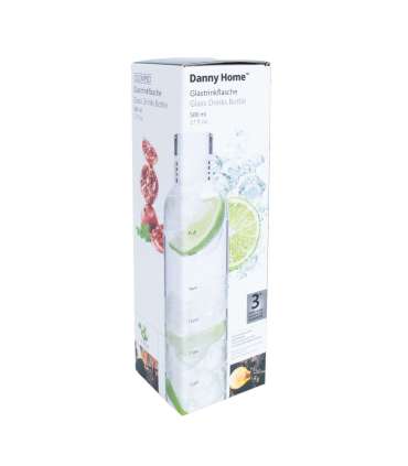 Joogipudel FRESH H20cm 500ml, klaas