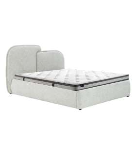 Voodi EMBRACE madratsiga HARMONY DUO 160x200cm, valge