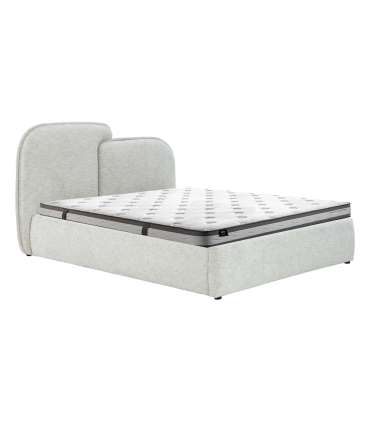 Voodi EMBRACE madratsiga HARMONY DUO 160x200cm, valge