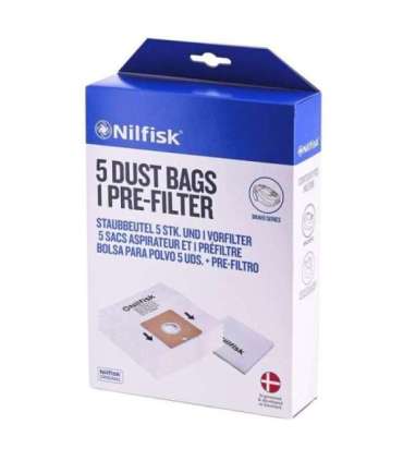 Nilfisk Dust bag (synthetic) 5 pcs.