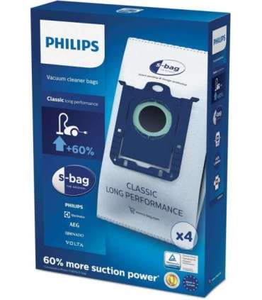 Philips s-bag 4 x dust bags Vacuum cleaner bags