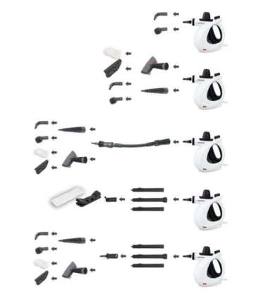 Esperanza EHS008 Steam Washer 0.35L Black, White 900W