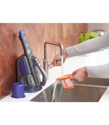Black & Decker BHHV520BFP handheld vacuum Black, Violet Bagless