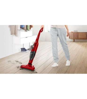 Bosch Serie 2 BBHF214R 2-in-1 Cordless Vacuum Cleaner Red