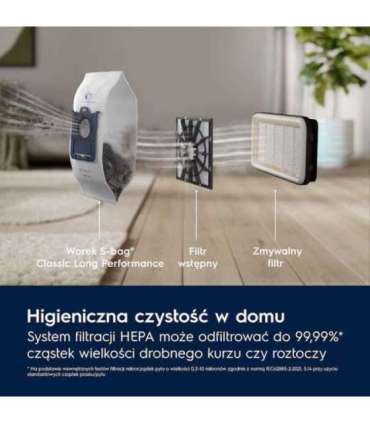 ELECTROLUX EB31C1DB bagged hoover 500 line EB51C1OG 78 dB Black