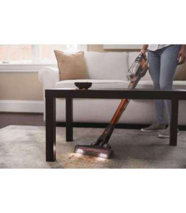 Black & Decker BHFEV182C-QW stick vacuum/electric broom 2-in-1 stick vacuum Battery Dry Bagless Orange, Titanium 2 Ah