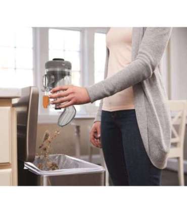 Black & Decker BHFEV182C-QW stick vacuum/electric broom 2-in-1 stick vacuum Battery Dry Bagless Orange, Titanium 2 Ah