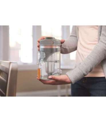 Black & Decker BHFEV182C-QW stick vacuum/electric broom 2-in-1 stick vacuum Battery Dry Bagless Orange, Titanium 2 Ah