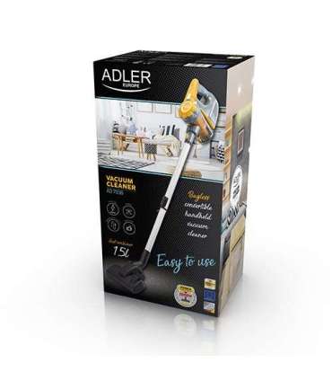 Adler AD 7036 handheld vacuum Bagless Black,Bronze,Grey,Orange,Transparent