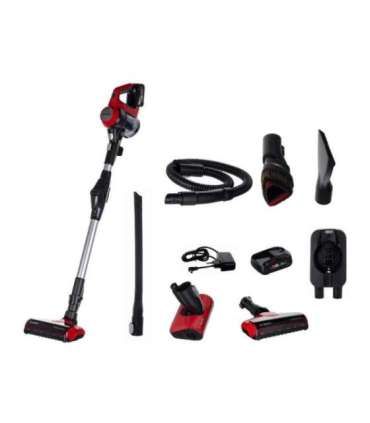 Bosch BBS711ANM stick vacuum/electric broom Bagless 0.3 L Black, Red, Stainless steel
