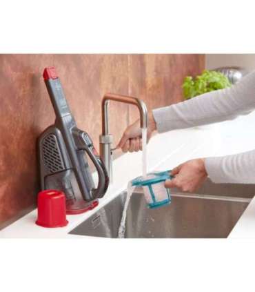 Black & Decker BHHV315J-QW handheld vacuum Black, Red Bagless