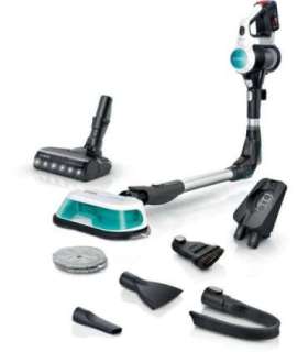 Bosch BCS71HYG4 Cordless 2-in-1 hoover, vacuuming and mopping Unlimited 7 ProHygienic Aqua White