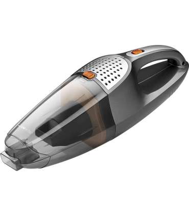 Clatronic AKS 832 handheld vacuum Black, Stainless steel, Transparent Bagless