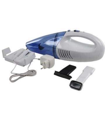 Clatronic AKS 828 handheld vacuum Blue, White Bagless