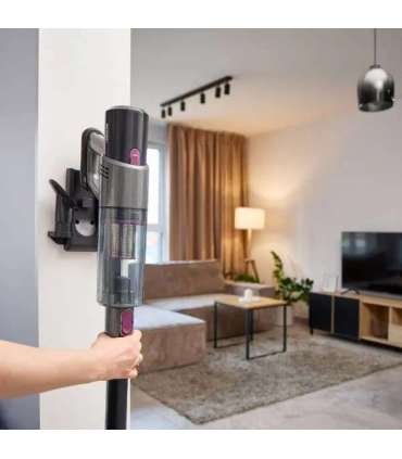 Cordless upright hoover MOD-70 Black purple