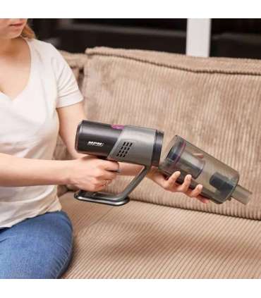 Cordless upright hoover MOD-70 Black purple