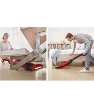 Bosch Serie 4 BBH3ZOO28 stick vacuum/electric broom Battery Dry Bagless 0.4 L Red 2.15 Ah