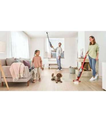 Bosch Serie 4 BBH3ZOO28 stick vacuum/electric broom Battery Dry Bagless 0.4 L Red 2.15 Ah