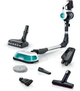 Cordless 2-in-1 hoover, vacuuming and mopping Unlimited 7 ProHygienic Aqua White