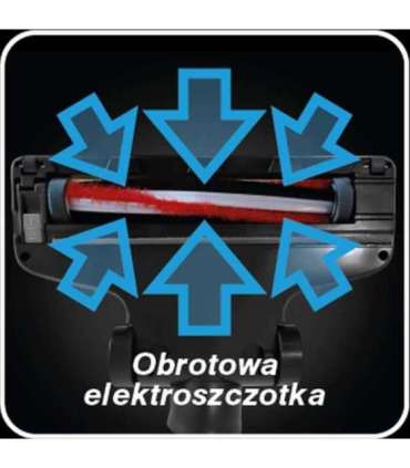 OB90 ELDOM, VESS upright vacuum cleaner, cordless, electric brush