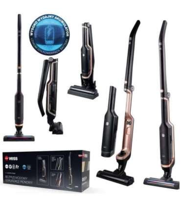 OB90 ELDOM, VESS upright vacuum cleaner, cordless, electric brush