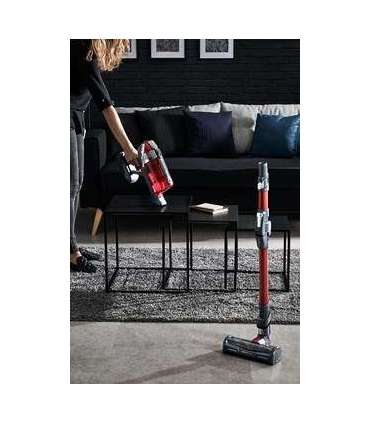 Tefal TY9879WO stick vacuum/electric broom Bagless 0.9 L Black, Red