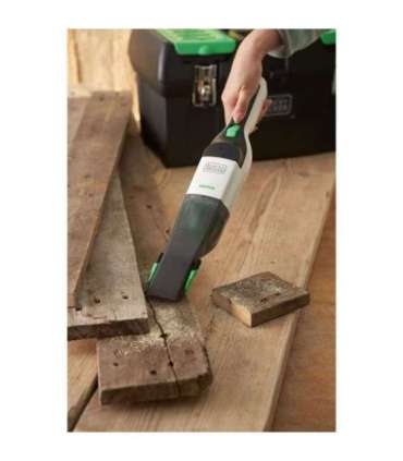 Black & Decker REVHV8C-QW handheld vacuum Black, White Bagless