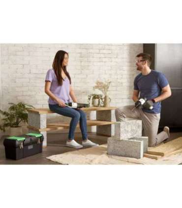 Black & Decker REVHV8C-QW handheld vacuum Black, White Bagless