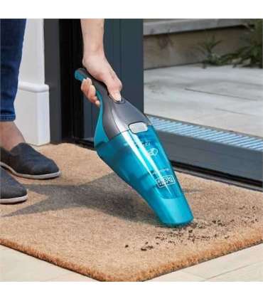 Black & Decker WDC215WA handheld vacuum Blue, Titanium Bagless