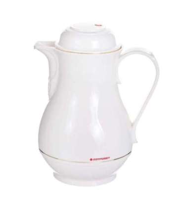 ROTPUNKT 330 IVORY Jug Thermos 1 l Glass insert Ecru