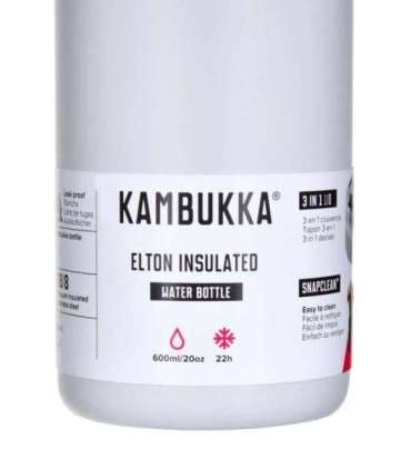 Kambukka Elton Insulated Chalk White - thermal bottle, 600 ml