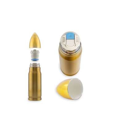 Bullet Brass thermos cartridge 350 ml