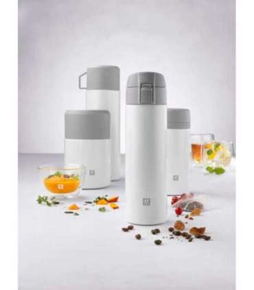 Thermo jug with a mug Zwilling Thermo 1 liter white
