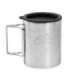 Helikon Thermal mug with lid 250 ml Silver, Black