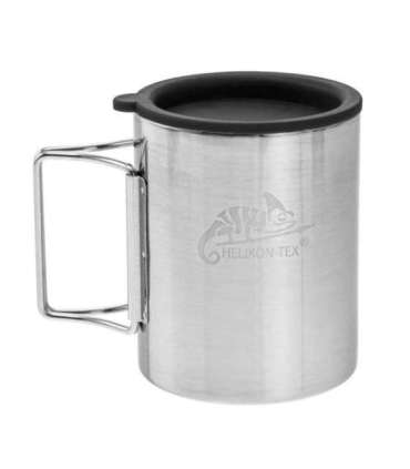 Helikon Thermal mug with lid 250 ml Silver, Black