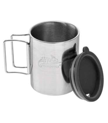 Helikon Thermal mug with lid 250 ml Silver, Black