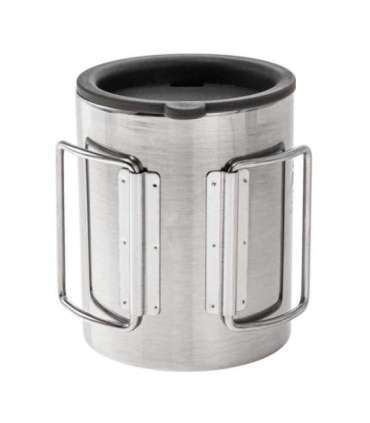 Helikon Thermal mug with lid 250 ml Silver, Black