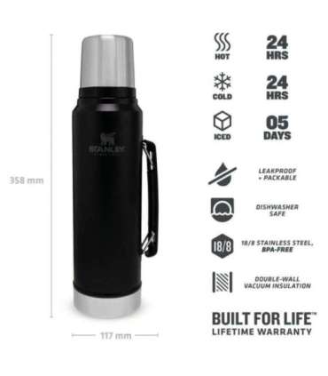 Stanley 10-08266-002 vacuum flask 1 L Black