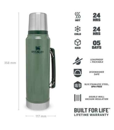 Stanley 10-08266-001 vacuum flask 1 L Green