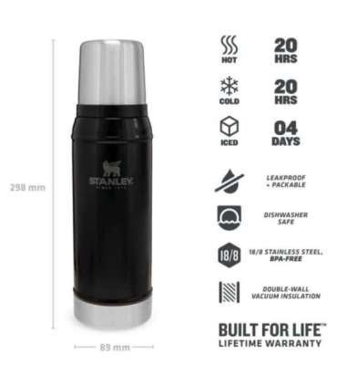 Stanley 10-01612-028 vacuum flask 0.75 L Black