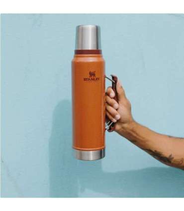 Bottle vacuum flask Stanley Legendary Classic Hammertone Clay 1L