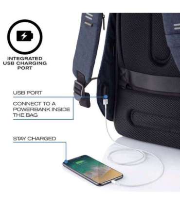XD DESIGN ANTI-THEFT BACKPACK BOBBY HERO XL NAVY P/N: P705.715