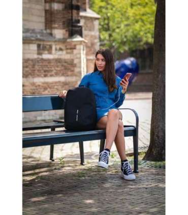 XD DESIGN ANTI-THEFT BACKPACK BOBBY SOFT BLACK P/N: P705.791