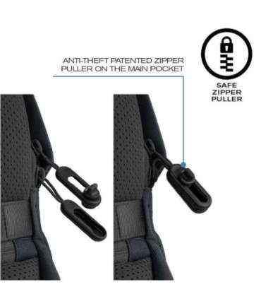 XD DESIGN ANTI-THEFT BACKPACK BOBBY SOFT BLACK P/N: P705.791