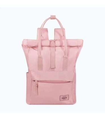 American Tourister Urban Groove Pastels Roll Top Backpack Pastel Pink