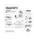 Naturehike tent Cloud UP 3 20D UPDATED NH18T030-T-Forest green