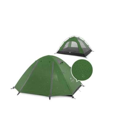 Tent NATUREHIKE P-SERIES 4 UV NH18Z044-P FOREST GREEN Green