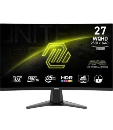 MSI MAG 27CQ6F computer monitor 68.6 cm (27") 2560 x 1440 pixels Quad HD LCD Black