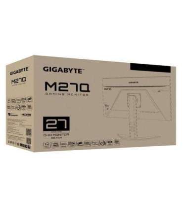 Gigabyte M27Q 68.6 cm (27") 2560 x 1440 pixels Quad HD LED Black